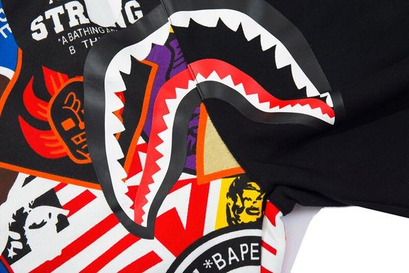 Яскраві спортивні штани "Щелепи акули" BAPE