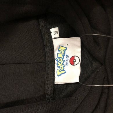Черное худи "Покемон" Pokemon