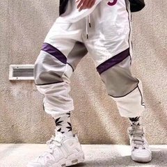 Широкие белые спортивные штаны SUPREME