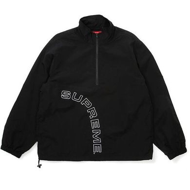 Черный спортивный пуловер SUPREME