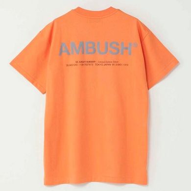 Оранжевая хлопковая футболка AMBUSH