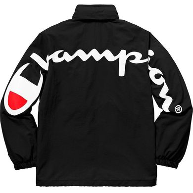 Черная спортивная куртка Champion & Supreme