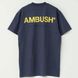 Темно-синяя хлопковая футболка AMBUSH