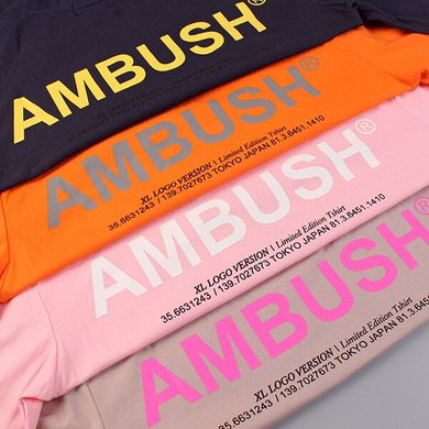 Рожева бавовняна футболка AMBUSH