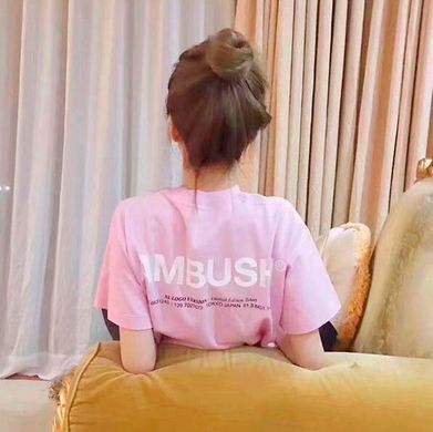 Рожева бавовняна футболка AMBUSH
