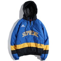 Синяя спортивная куртка анорак SUPREME