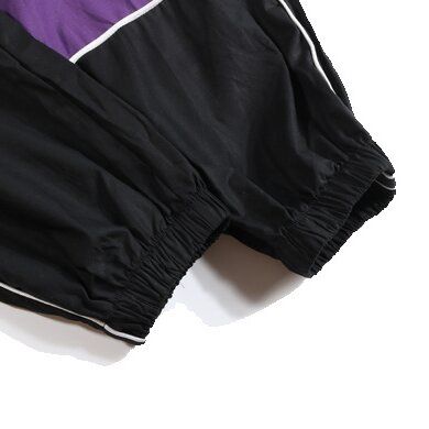 Широкие черные спортивные штаны SUPREME