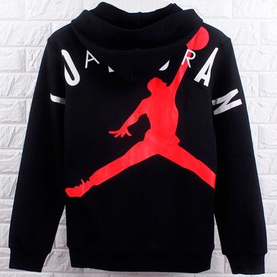 Черное хлопковое худи “Джампмен” Air Jordan